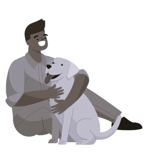 white-dog-and-boy-icon